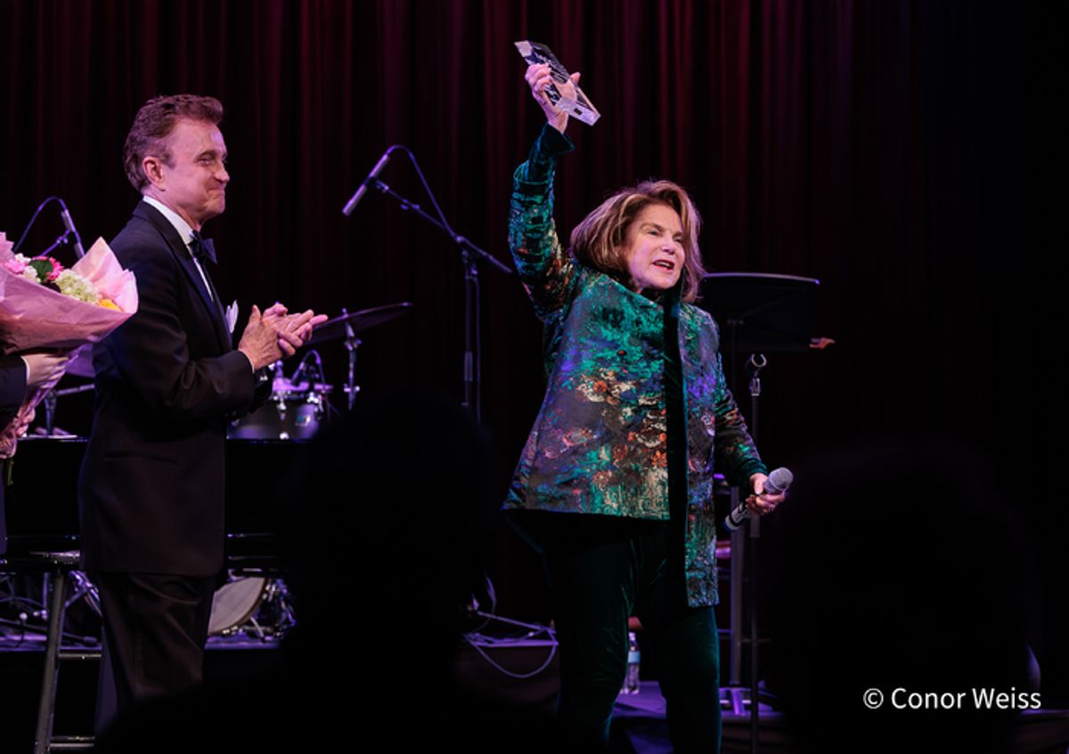 Jeff Harnar and Tovah Feldshuh. Photo credit: Conor Weiss at 