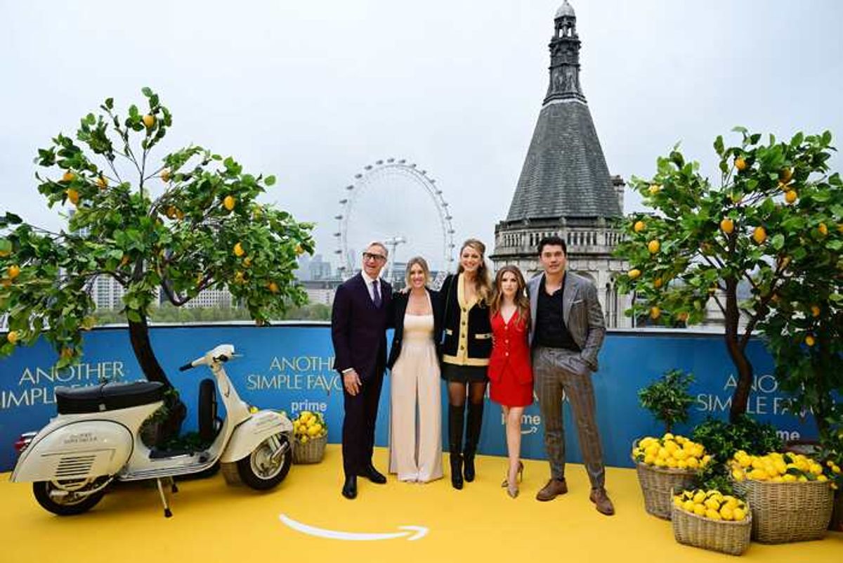 Paul Feig, Laura Fischer, Blake Lively, Anna Kendrick and Henry Golding at 