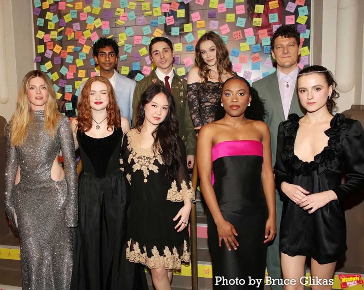 Molly Griggs, Nihar Duvvuri, Sadie Sink, Amalia Yoo, Hagan Oliveras, Morgan Scott, Maggie Kuntz, Fina Strazza and Gabriel Ebert at 