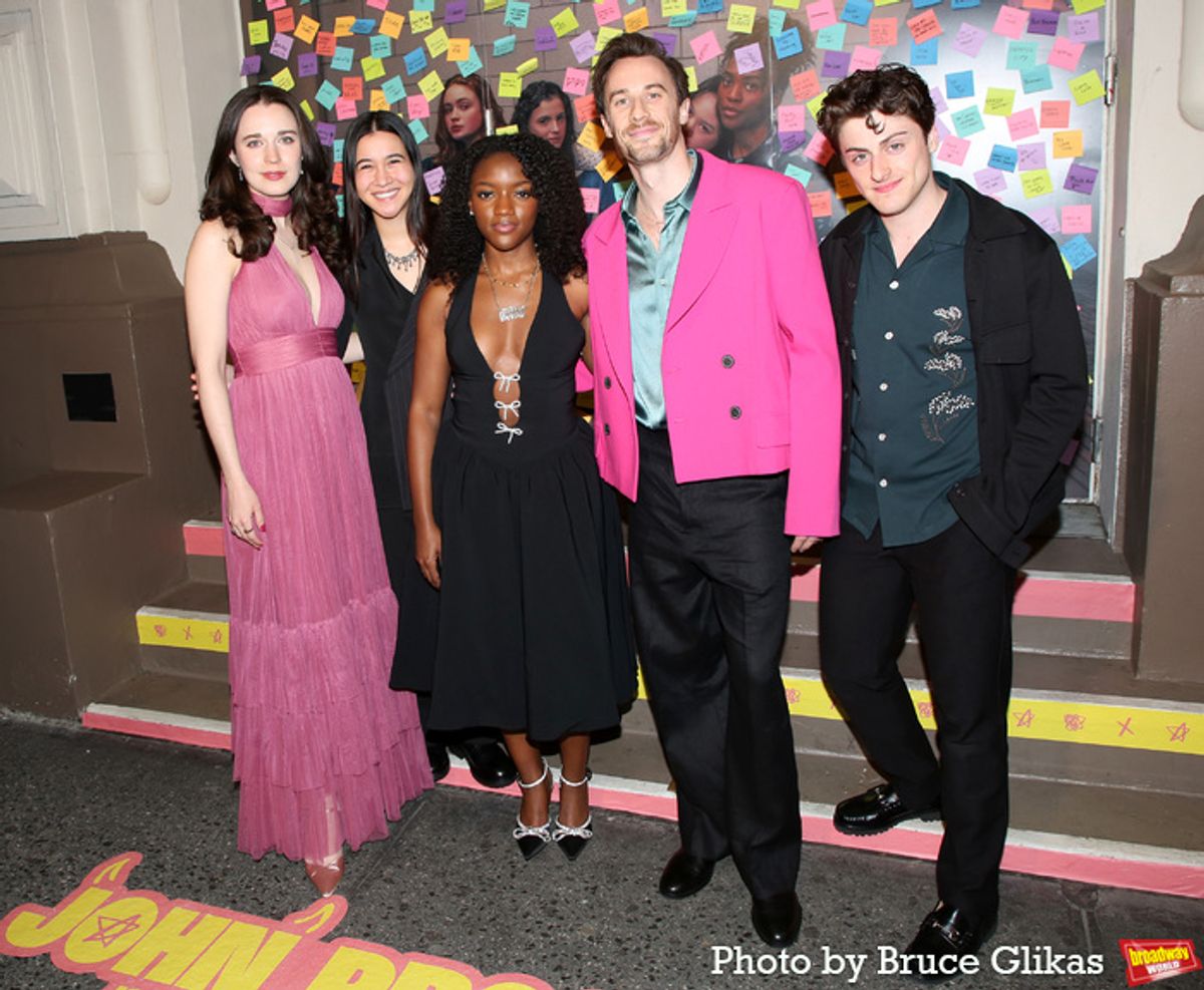 Fiona Robberson, Victoria Vourkoutiotis, Shian Tomlinson, Garrett Young and Noah Pacht at 