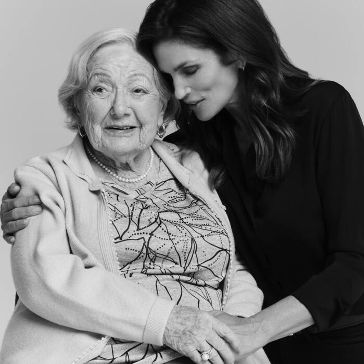 Cindy Crawford and Ella Mandel at 