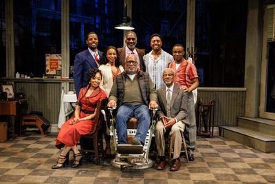 Clinton Turner Davis and the cast  Photo