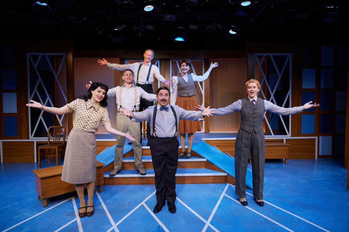 Gabbie Adner, Omri Schein, Valerie Larsen, (Middle) Christopher M. Williams, (Back Brian Mackey & Amanda Sitton at 