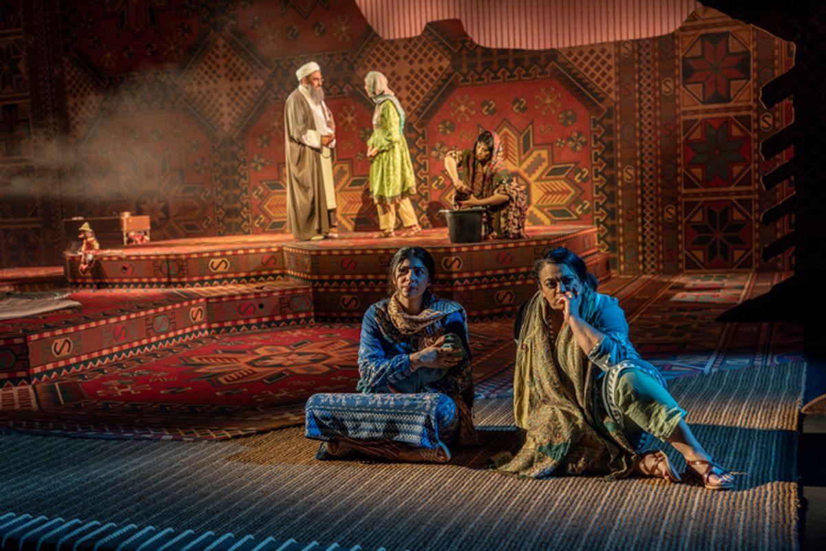 Kerena Jagpal and Rina Fatania. David Ahmad, Humera Syed and Peyvand Sadeghian at 