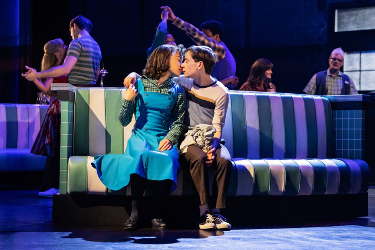 Gabrielle Nevaeh (Patty Newby), Louis McCartney (Henry Creel) and cast at 