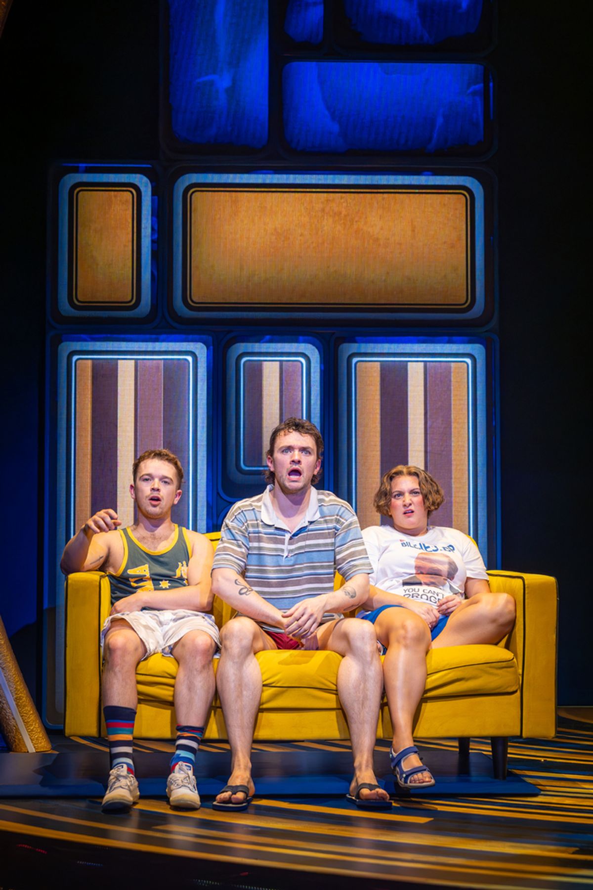 Joseph Peacock, Jacob Warner and Lena Pattie Jones at 