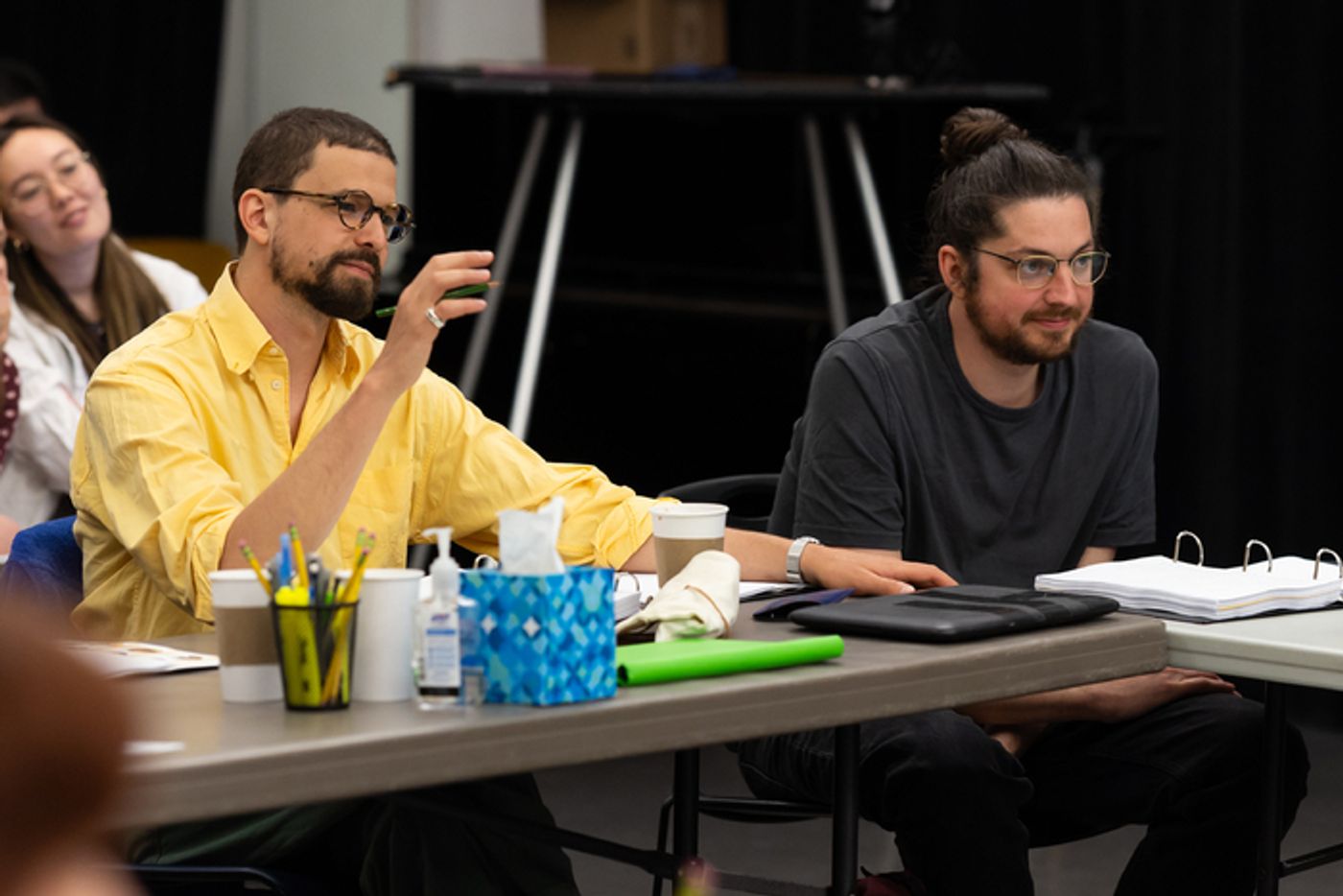 Photos: TWO STRANGERS (CARRY A CAKE ACROSS NEW YORK) Rehearsals at A.R.T.  Image