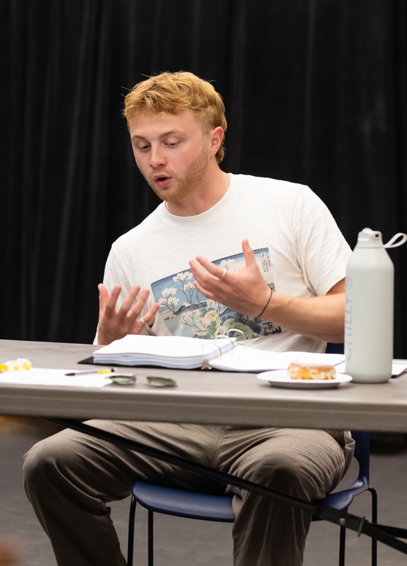 Photos: TWO STRANGERS (CARRY A CAKE ACROSS NEW YORK) Rehearsals at A.R.T.  Image
