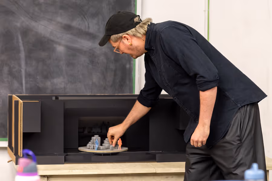 Photos: TWO STRANGERS (CARRY A CAKE ACROSS NEW YORK) Rehearsals at A.R.T.  Image