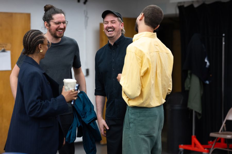 Photos: TWO STRANGERS (CARRY A CAKE ACROSS NEW YORK) Rehearsals at A.R.T.  Image