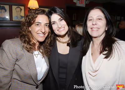 Producer Eva Price, Idina Menzel and Producer Caroline Kaplan Photo