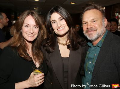 Michelle Federer, Idina Menzel and Norbert Leo Butz  Photo