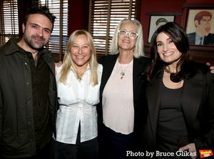 Anthony Aiello, Bonnie Bernstein, Heather Reynolds and Idina Menzel Photo