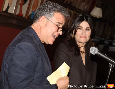 Michael Greif and Idina Menzel Photo