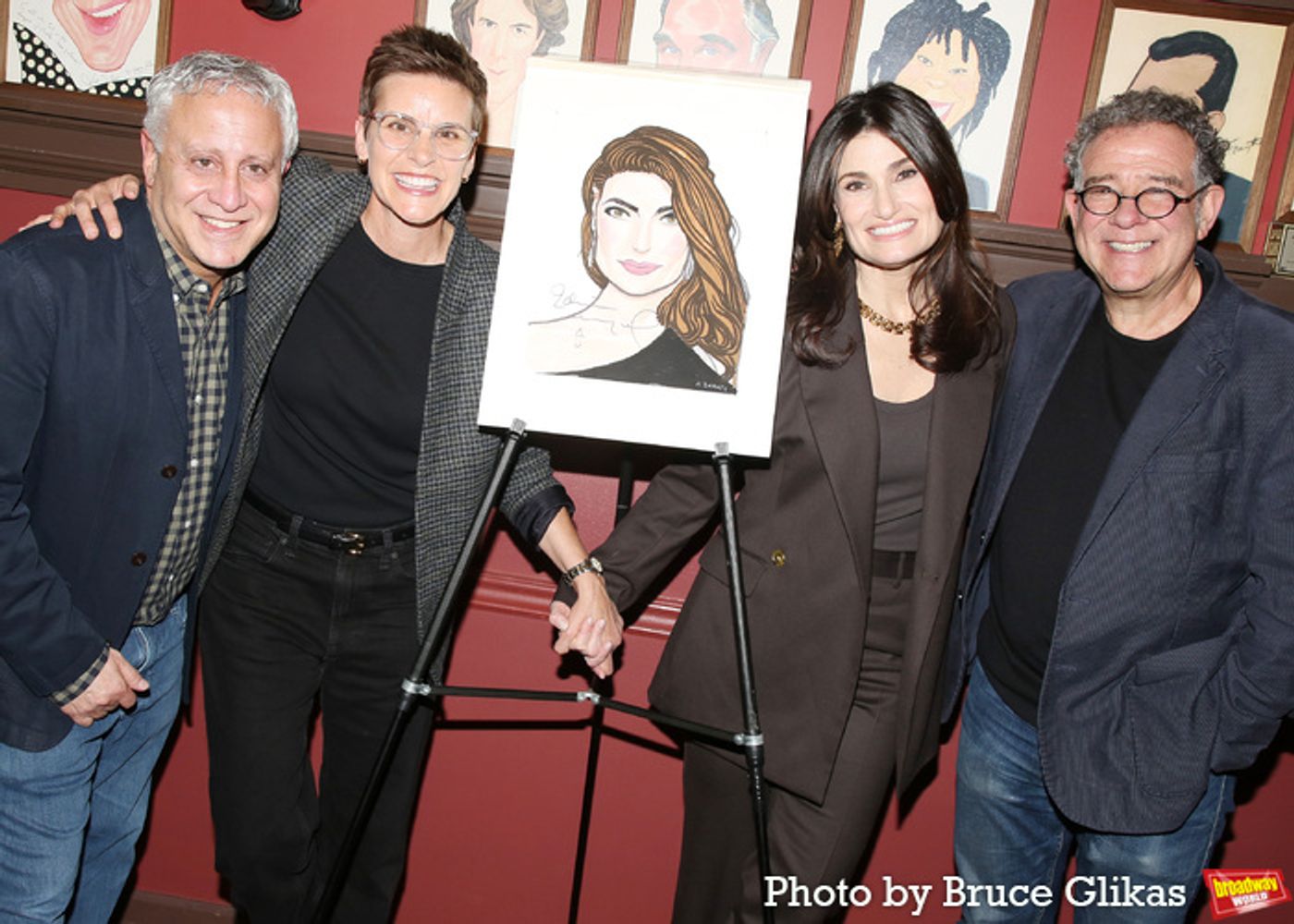 Photos: Idina Menzel Receives Portrait at Sardi's  Image