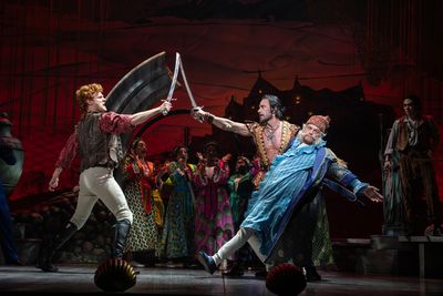 Nicholas Barasch, Ramin Karimloo, David Hyde Pierce Photo