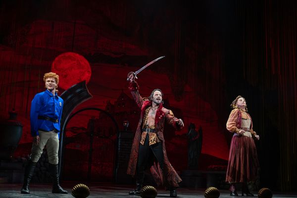 Nicholas Barasch, Ramin Karimloo and Jinkx Monsoon Photo