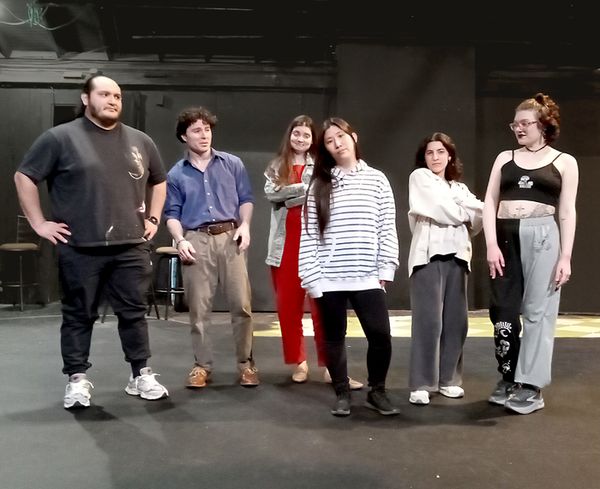 Andés Idrovo as Victor, Liam McGrath as Eli, Abi Heydenburg as Eva, Amanda Friedman  Photo