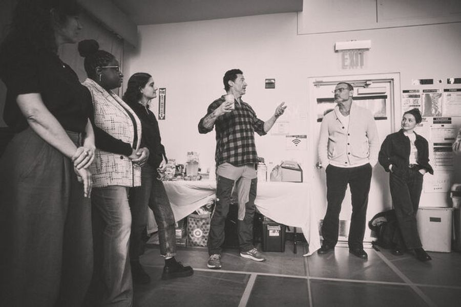 Photos: Beatty, Jackman, Schreiber and More in Rehearsals for Audible Shows  Image