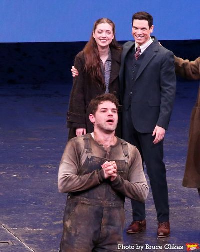 Lizzy McAlpine, Jeremy Jordan and Jason Gotay Photo
