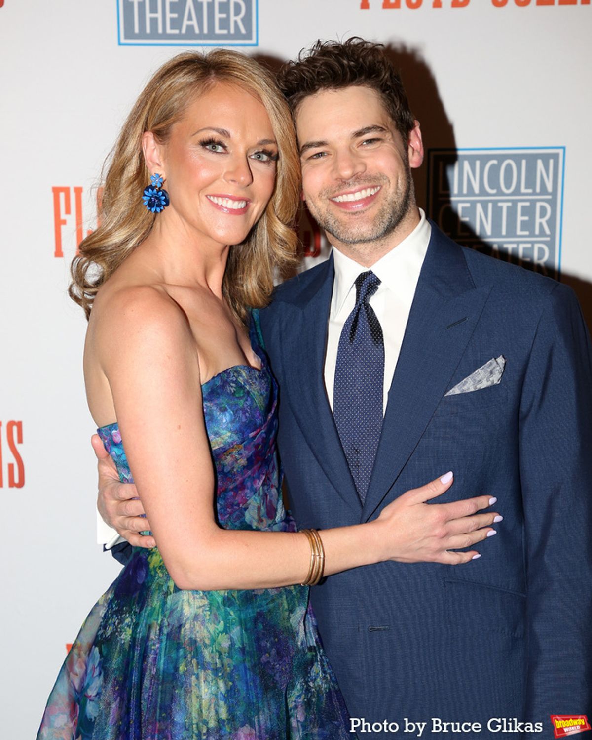 Ashley Spencer and Jeremy Jordan at 