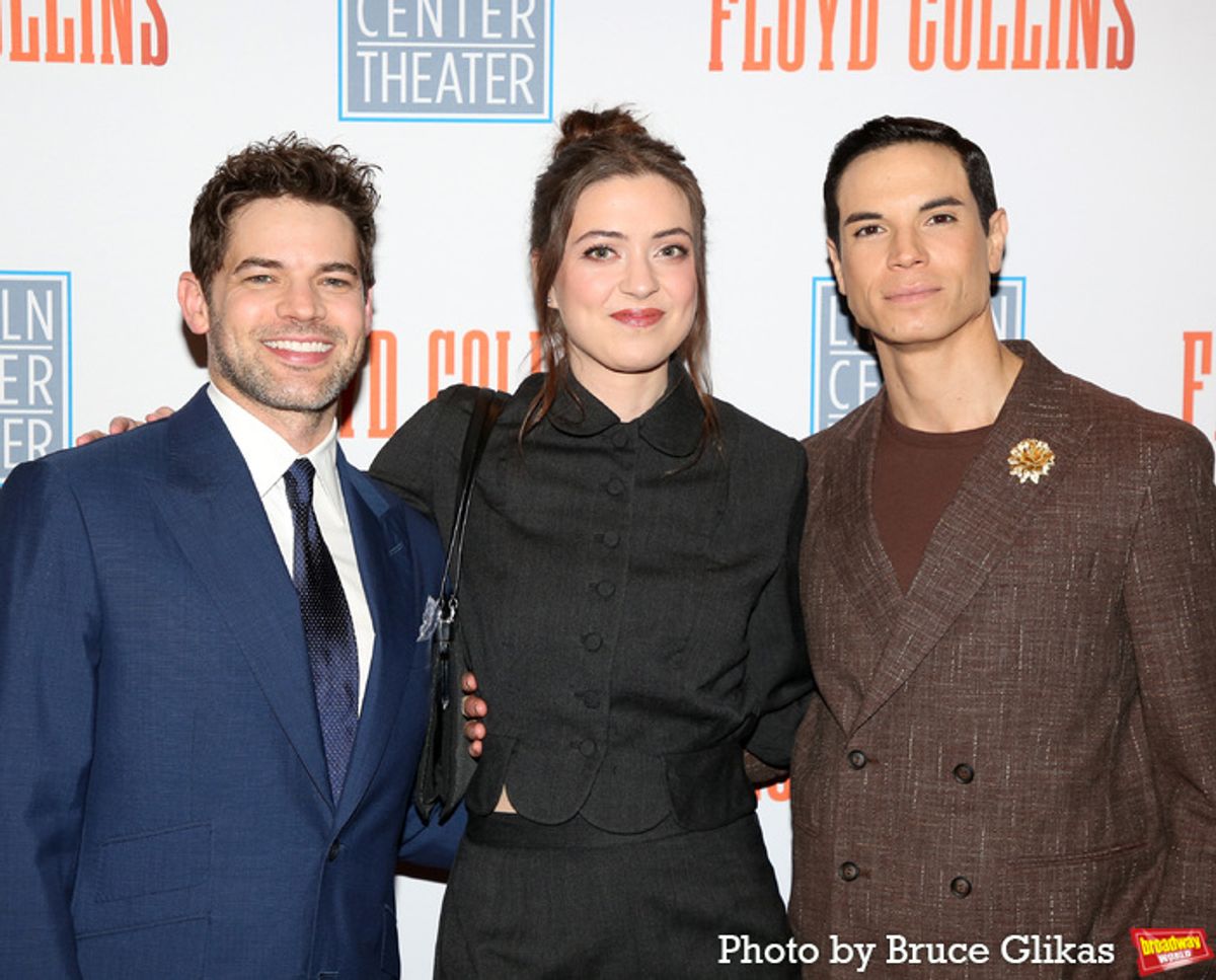 Jeremy Jordan, Lizzy McAlpine and Jason Gotay at 