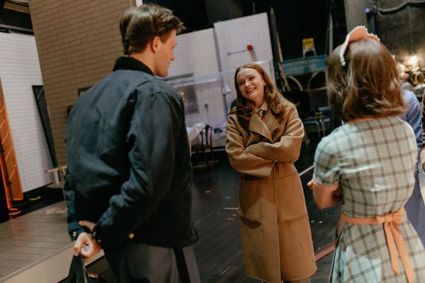 Sadie Sink and the cast of Stranger Things: The Last Shadow Photo