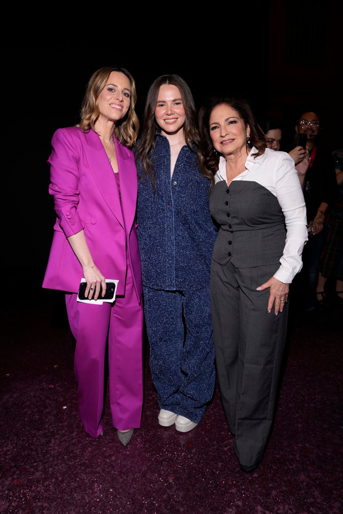 Alicia Menendez, Joy Huerta, Gloria Estefan at 