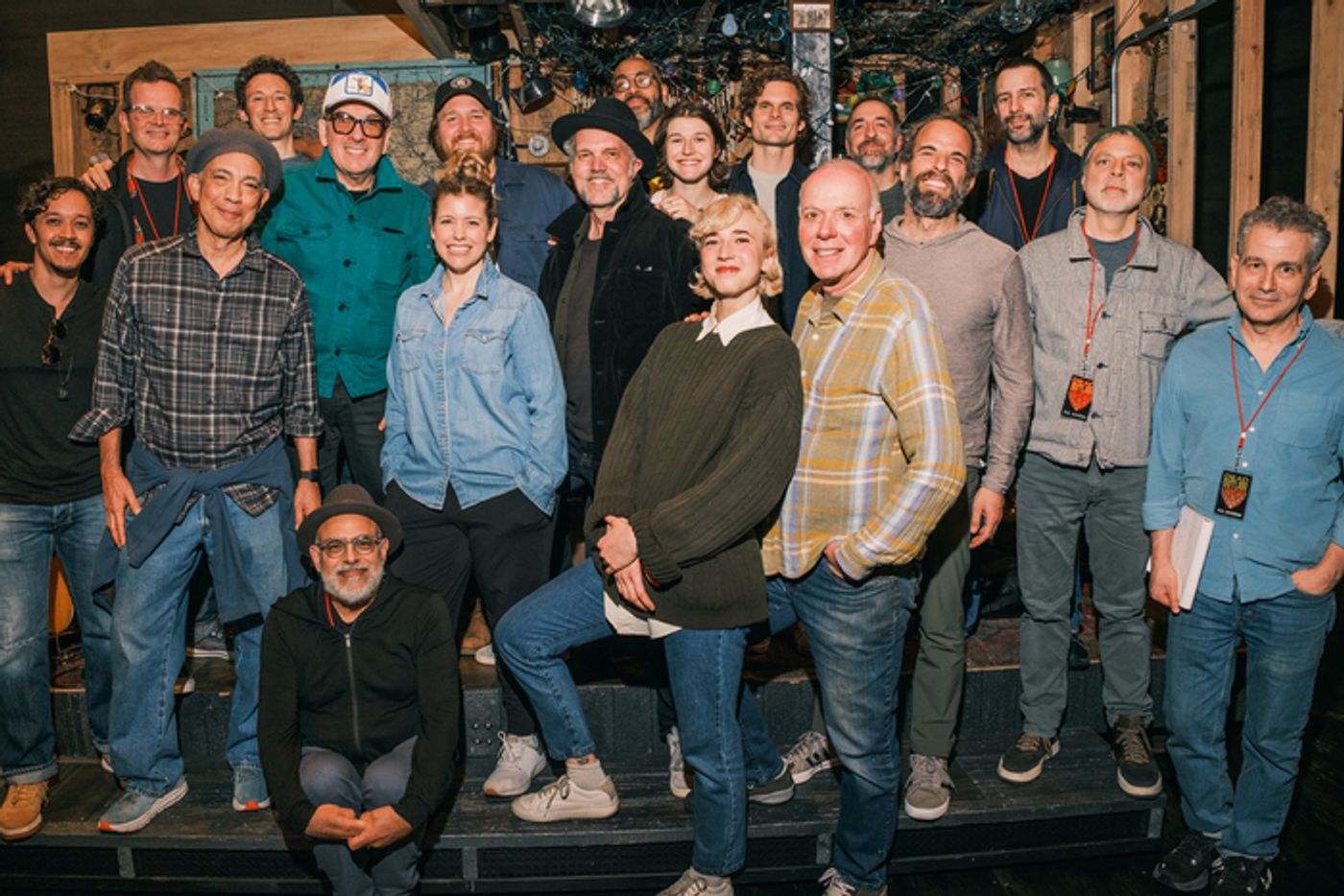 Photos: Elvis Costello Visits DEAD OUTLAW on Broadway  Image