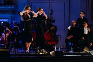 Micaela Diamond, Gracie McGraw, Nicholas Christopher, Adam Chanler-Berat, and Diego A Photo