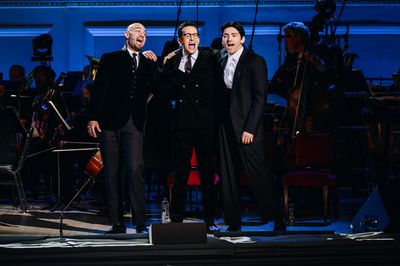 Nicholas Christopher, Adam Chanler-Berat, and Diego Andres Rodriguez  Photo