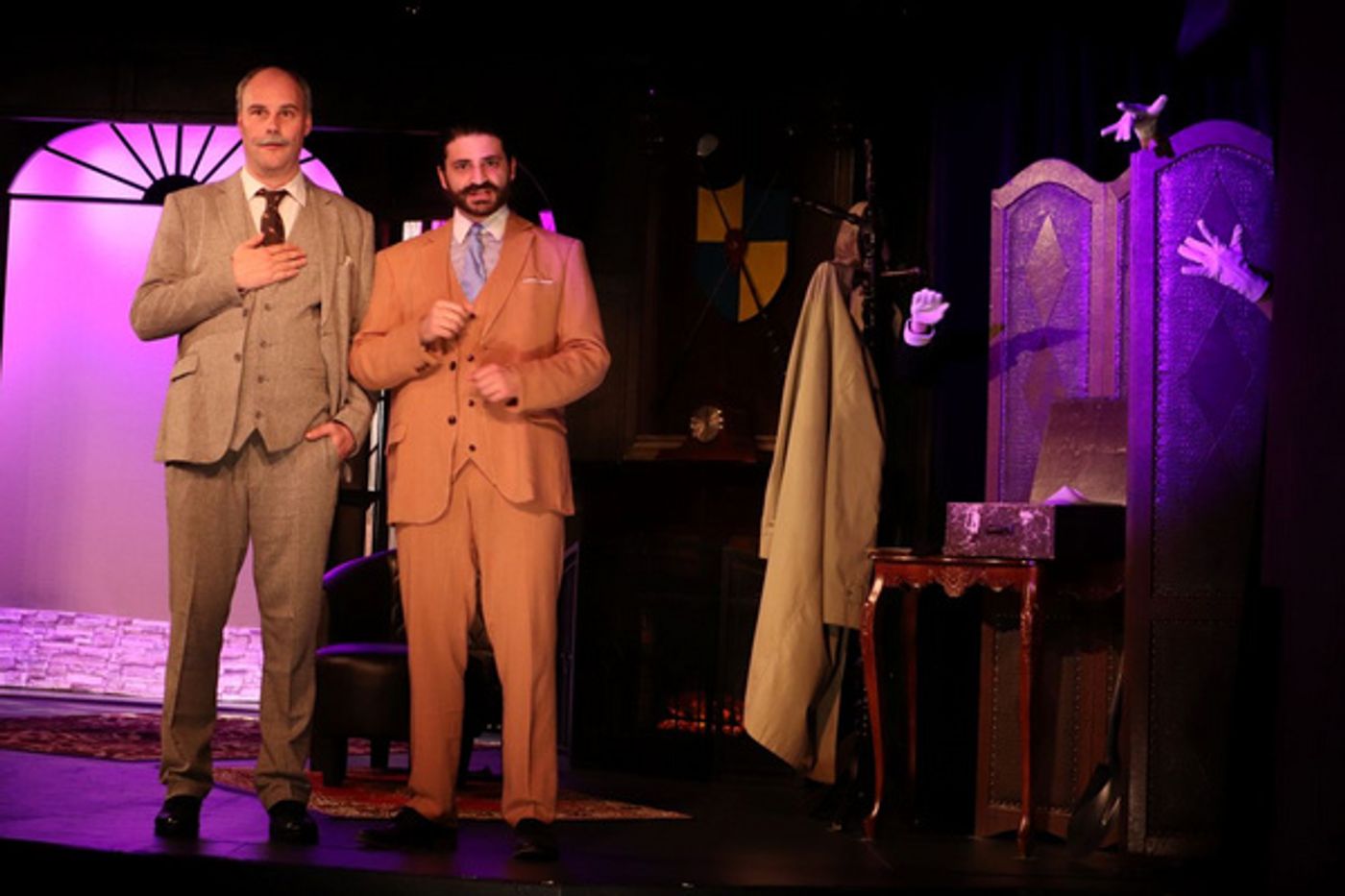 Photos: Agatha Christie’s MURDER ON THE LINKS At The Players Theatre Photos: Agatha Christie’s MURDER ON THE LINKS At The Players Theatre Image