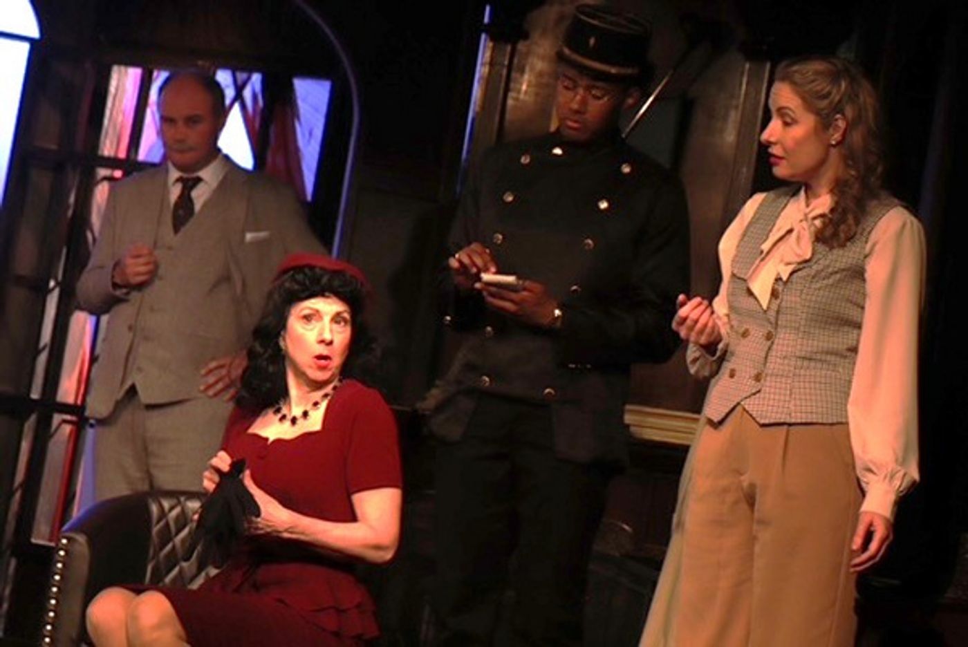 Photos: Agatha Christie’s MURDER ON THE LINKS At The Players Theatre Photos: Agatha Christie’s MURDER ON THE LINKS At The Players Theatre Image