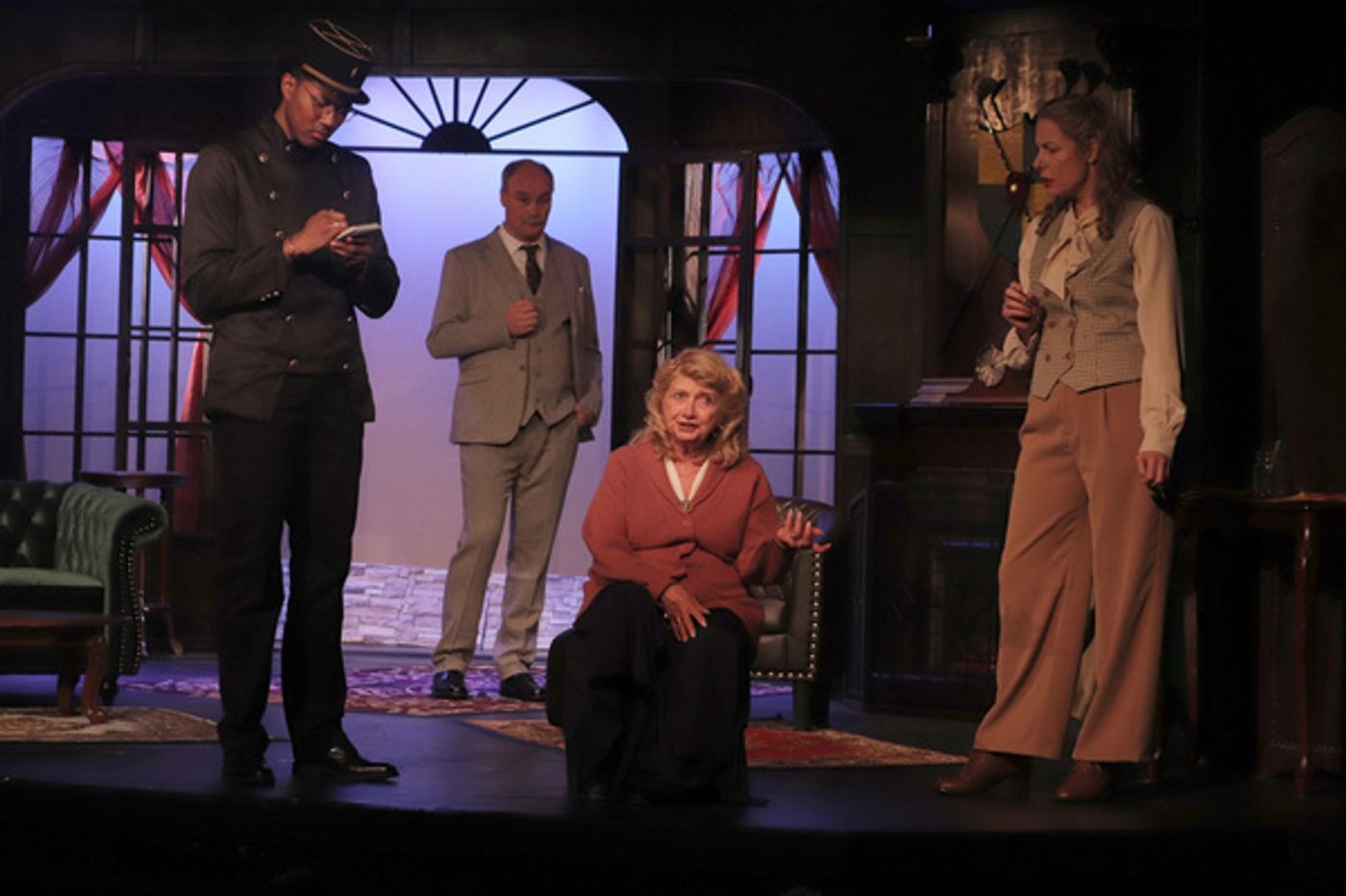 Photos: Agatha Christie’s MURDER ON THE LINKS At The Players Theatre Photos: Agatha Christie’s MURDER ON THE LINKS At The Players Theatre Image