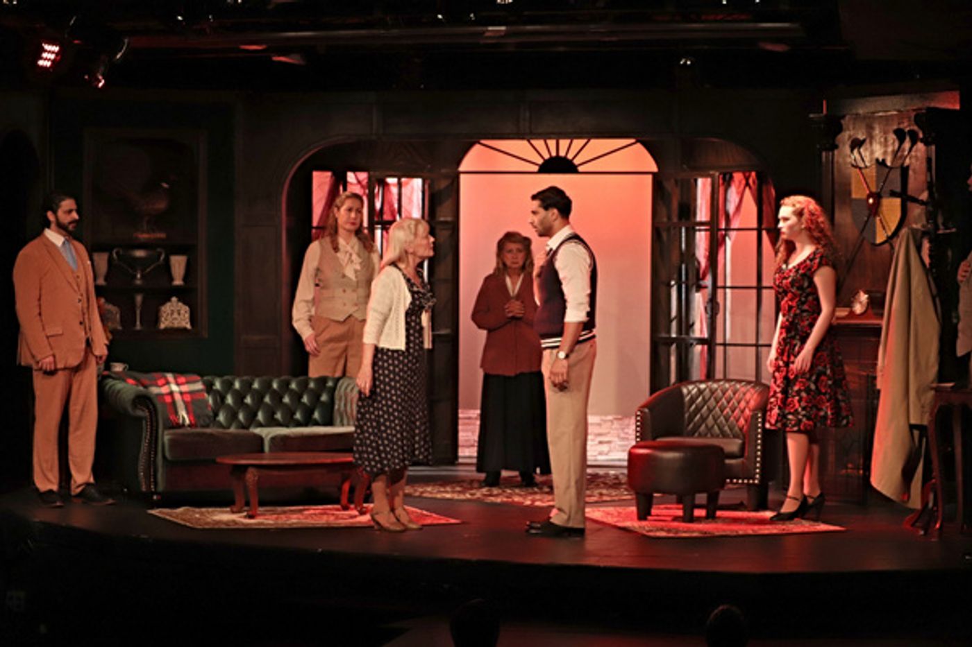 Photos: Agatha Christie’s MURDER ON THE LINKS At The Players Theatre Photos: Agatha Christie’s MURDER ON THE LINKS At The Players Theatre Image