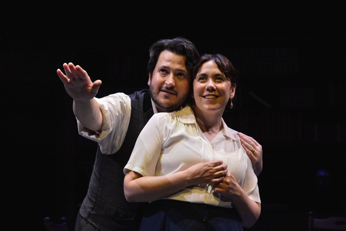 Matthew Bohrer and Sheer Aviram  Photo by Jordan Gohara at 