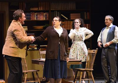 Morgan Lauff, Sheer Aviram, Aviva Pressman and Bruce Nozick  Photo by Jordan Gohara Photo