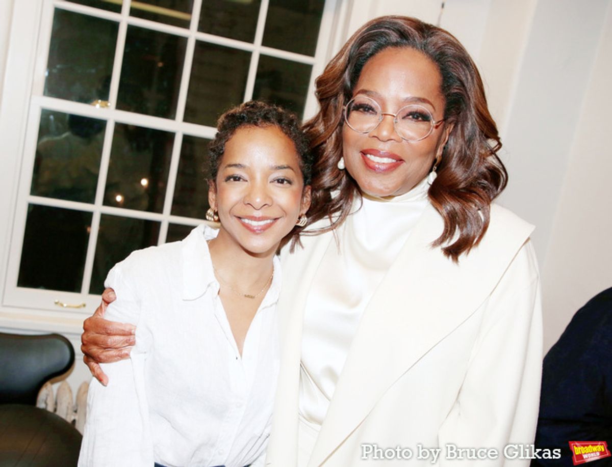 Kara Young and Oprah Winfrey  at 