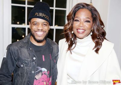 Jon Michael Hill and Oprah Winfrey  Photo