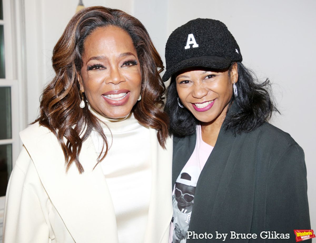 Oprah Winfrey and Alana Arenas at 