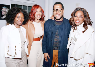 Producer La Chanze, Gayle King, Playwright Branden Jacobs-Jenkins and Oprah Winfrey  Photo