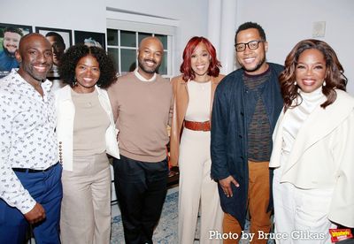 Producer Rashad V. Chambers, Producer La Chanze, Cheo Bourne, Gayle King, Playwright  Photo