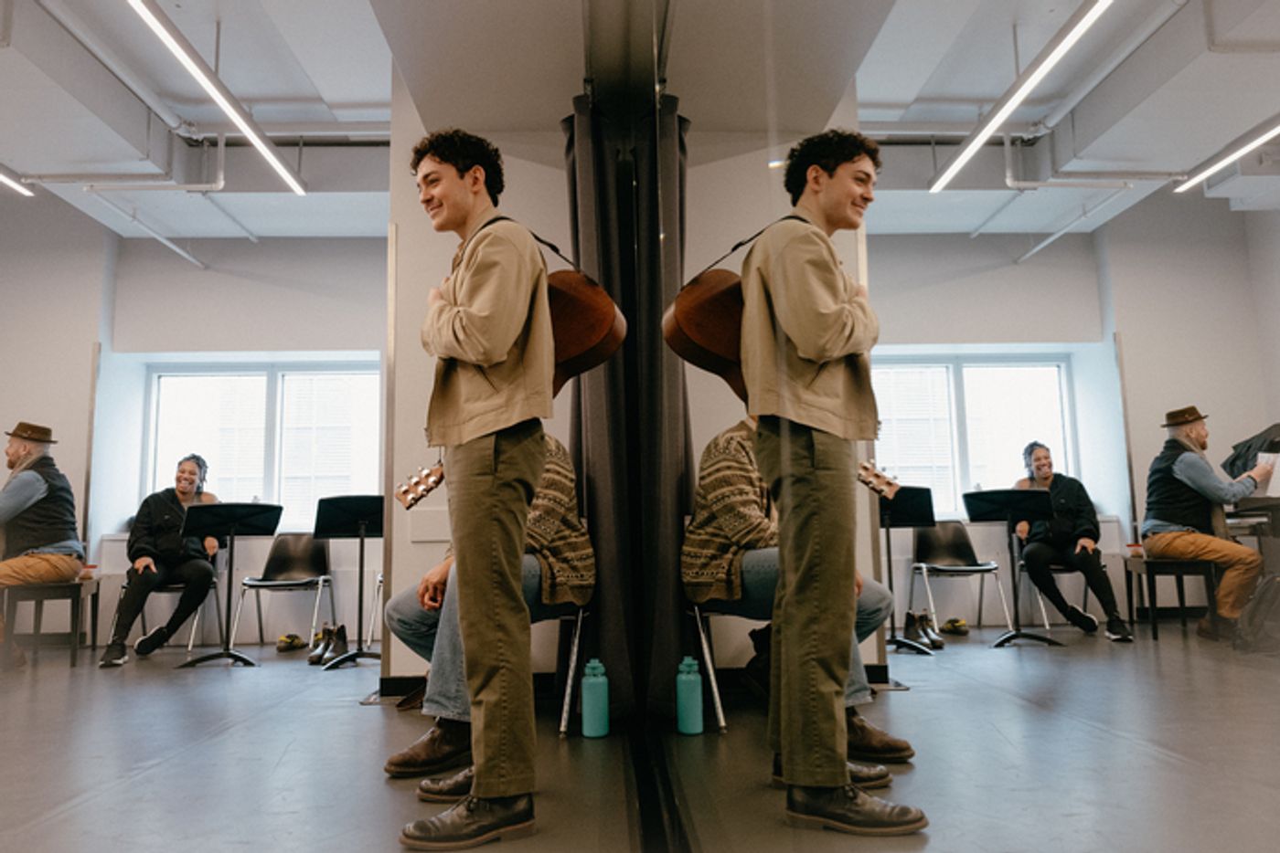 Photos: Ali Louis Bourzgui and Myra Molloy in HADESTOWN Rehearsals  Image