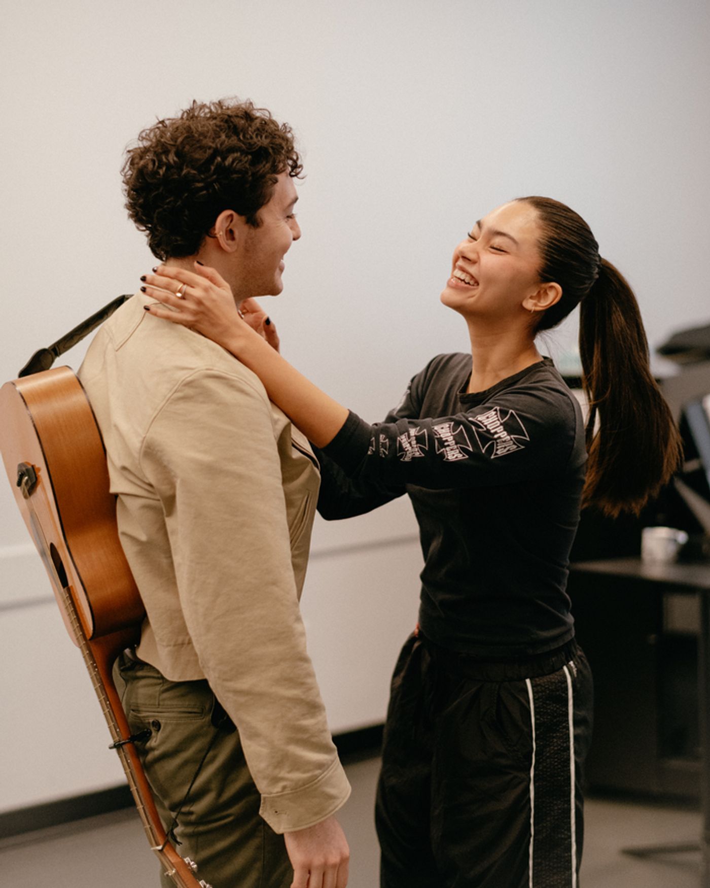 Photos: Ali Louis Bourzgui and Myra Molloy in HADESTOWN Rehearsals  Image