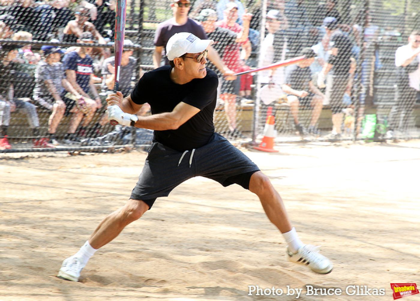 Photos: George Clooney Play Softball at the Broadway Show League Opening Day  Image