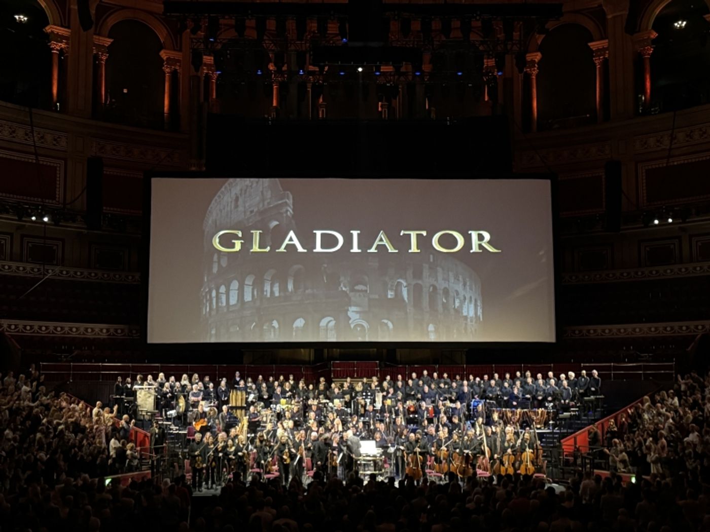 Review: GLADIATOR IN CONCERT, Royal Albert Hall  Image