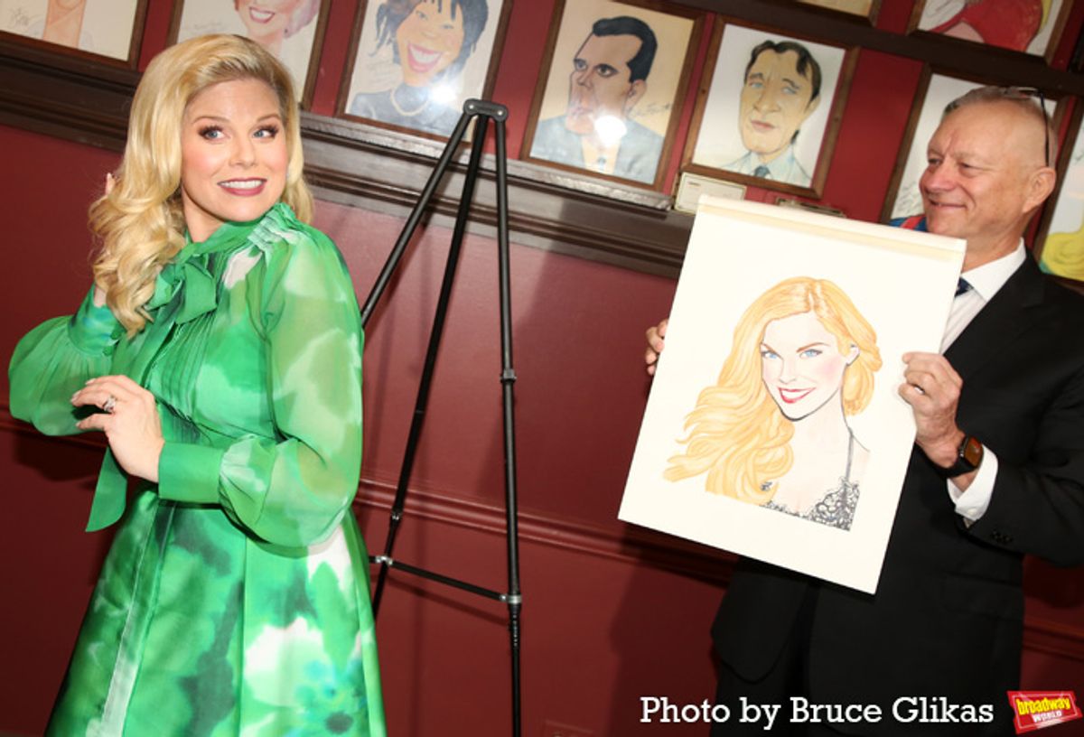 Megan Hilty and Max Klimavicius at 