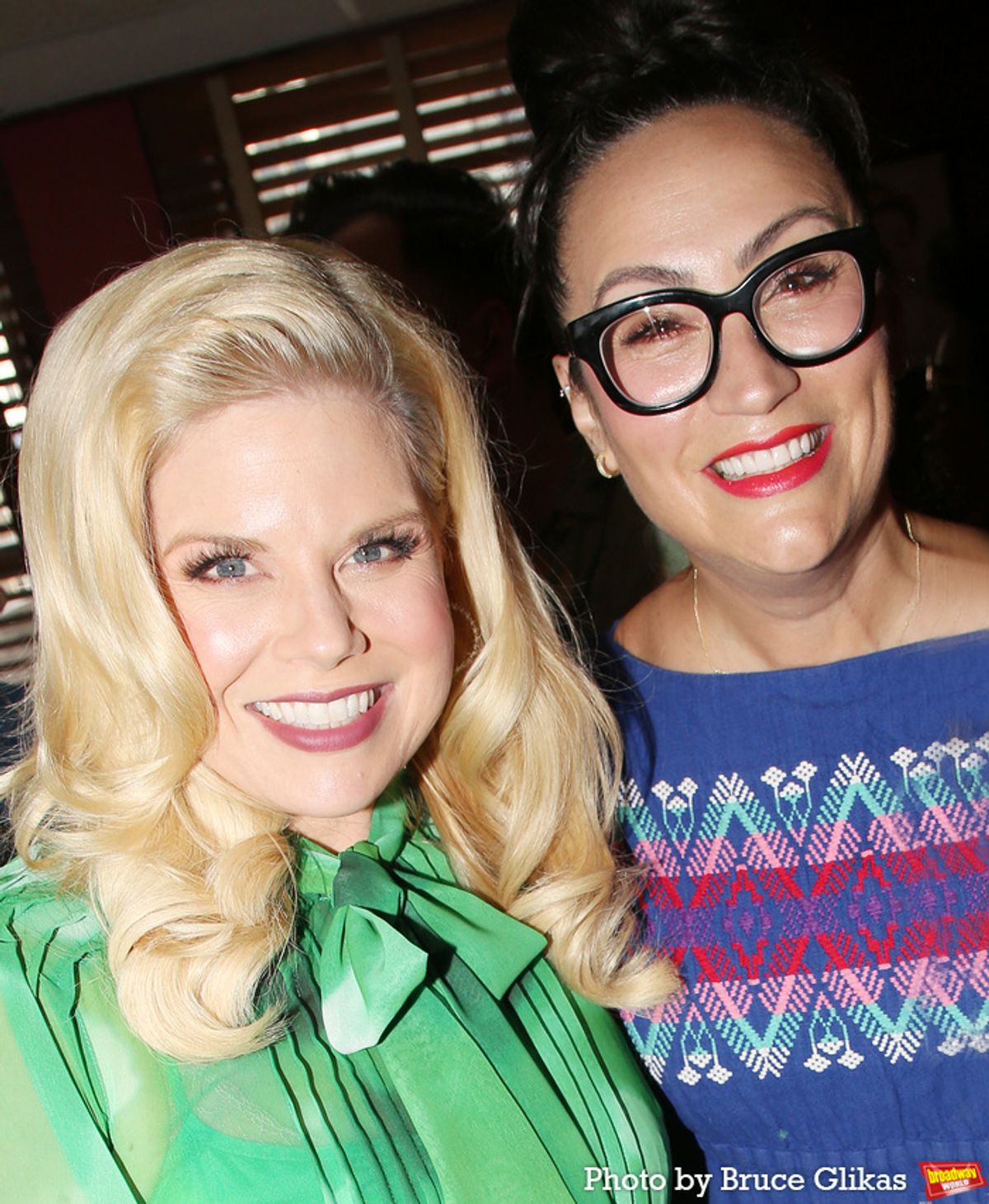 Megan Hilty and Eden Espinosa at 