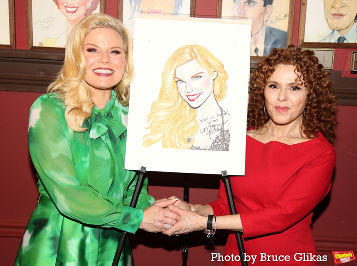 Megan Hilty and Bernadette Peters at 