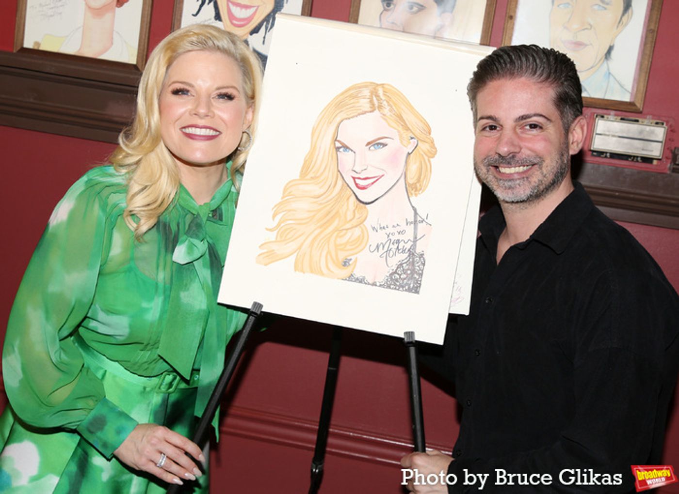 Photos: DEATH BECOMES HER's Megan Hilty Gets Honored with a Sardi's Portrait  Image